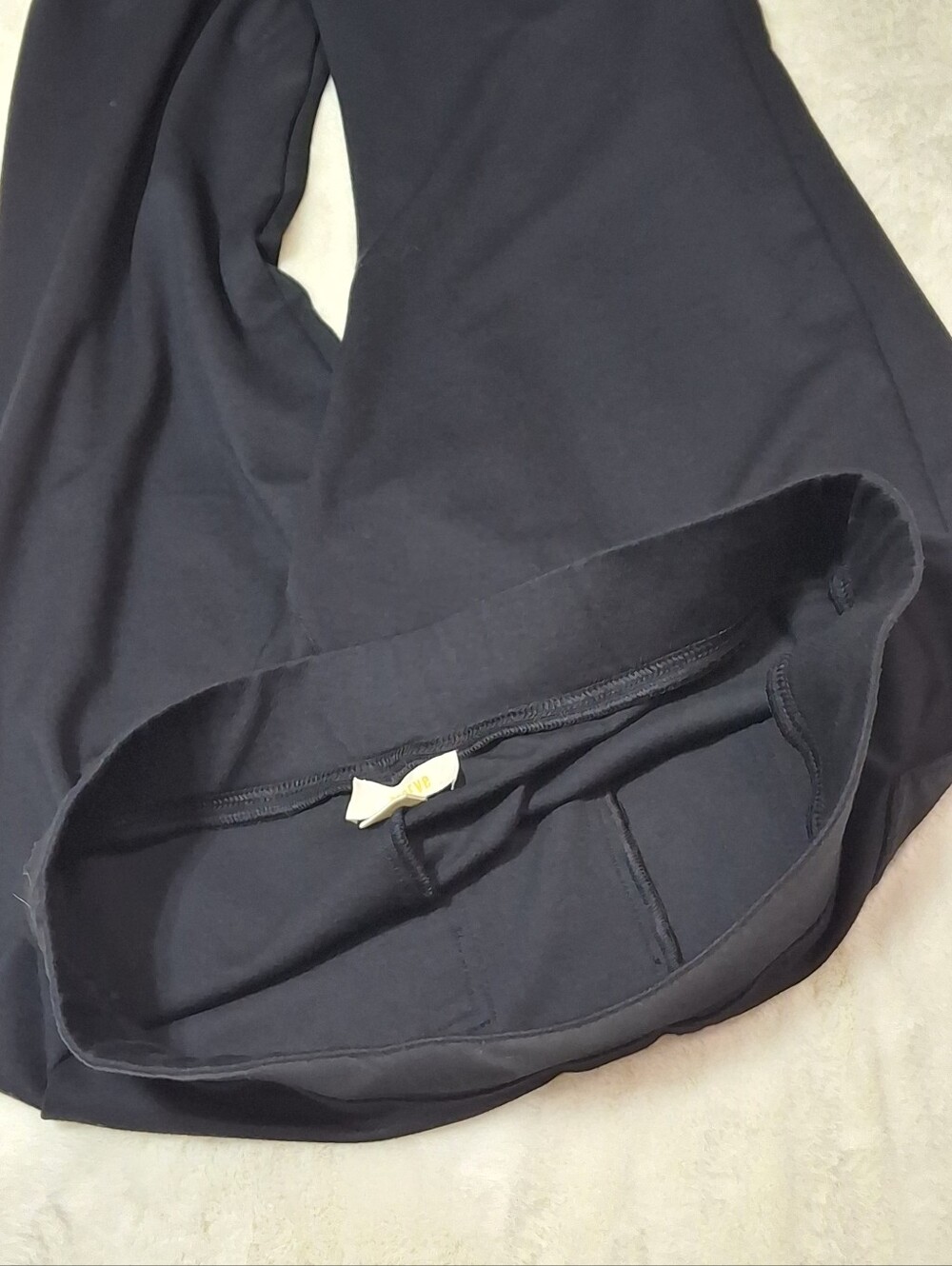 Maeve Anthropologie Eve Flare Pull-On Front Pockets Pants OB1430211 Black Large - Picture 9 of 16